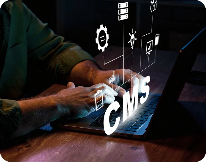 Custom Website Development — illustrative service visual