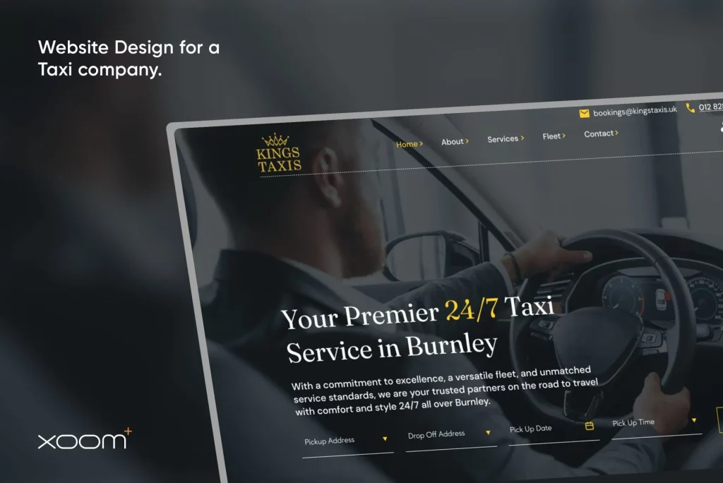 Kings Taxi Web Design