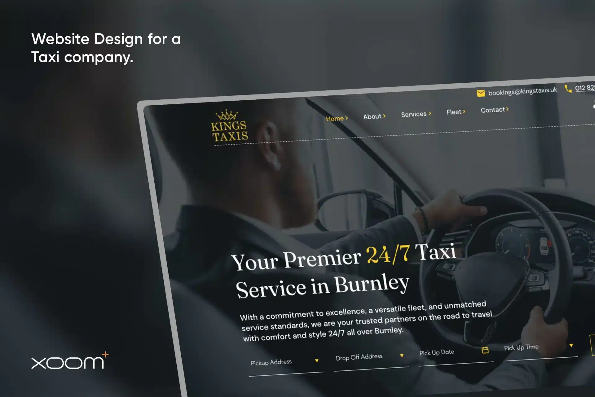 Kings Taxi Website Design & Development