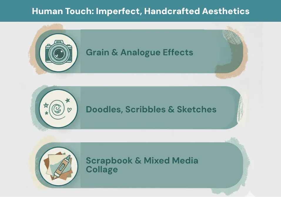 Human Touch Imperfect, Handcrafted Aesthetics
