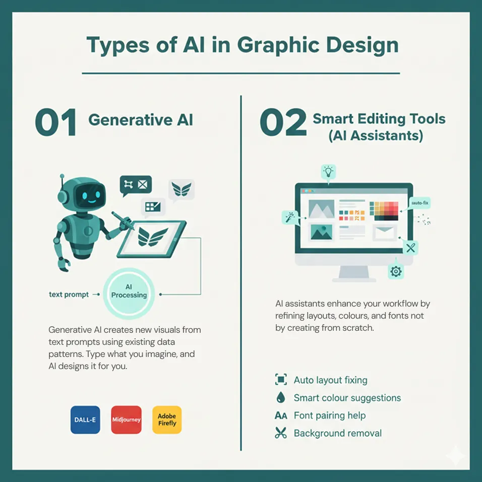 Types of AI in Graphic Design