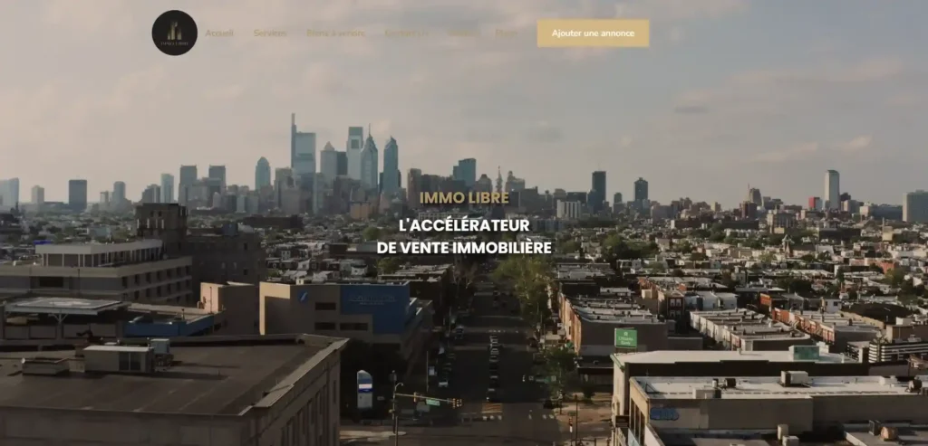 Immolibre Hero Section