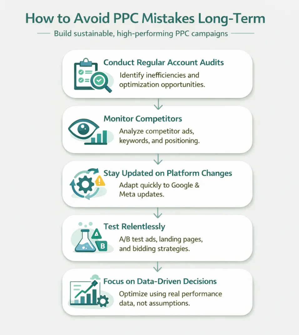 How to avoid PPC Mistakes long term