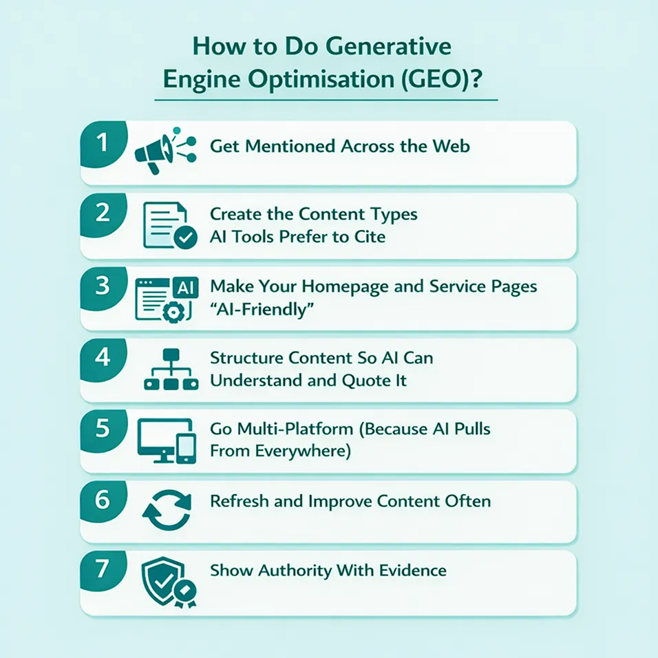 How to do generative engine optimisation