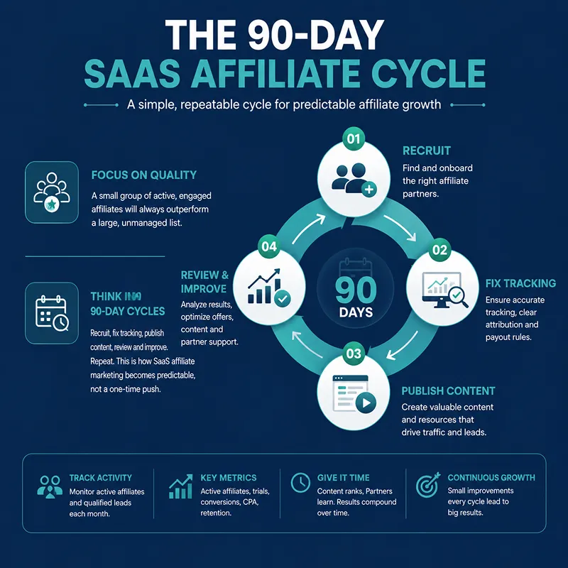 The 90-Day SAAS Affiliate Cycle