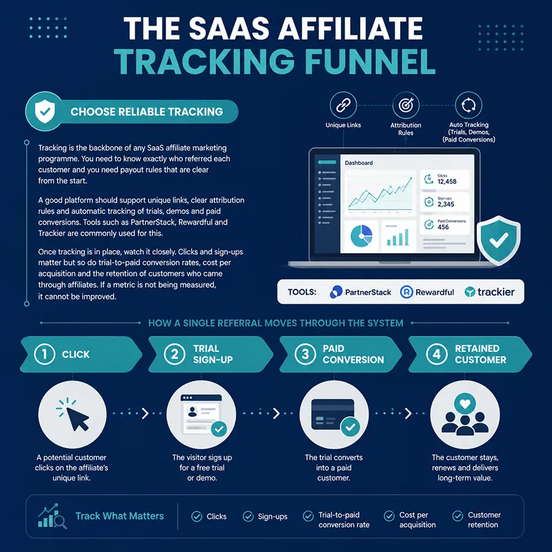 The SAAS Affiliate tracking Funnel