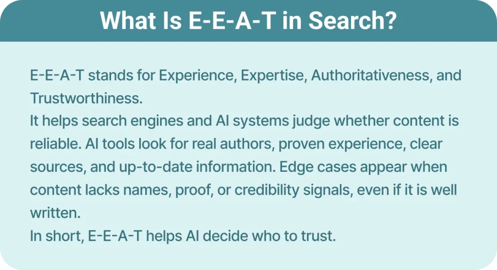 What Is EEAT in Search