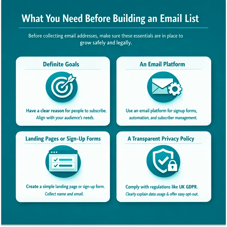 What You Need Before Building an Email List