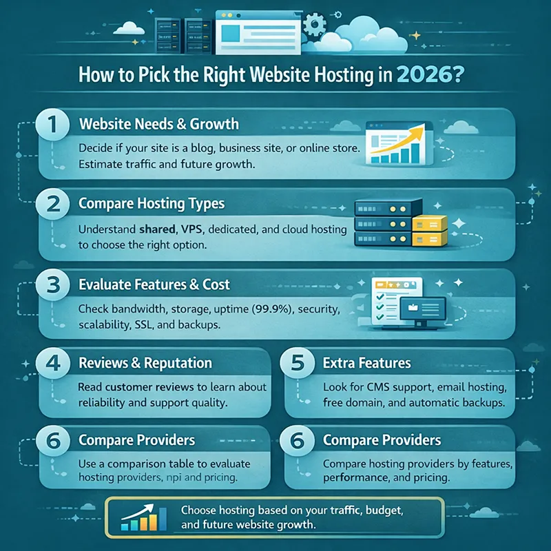 How to Pick the Right Website Hosting in 2026