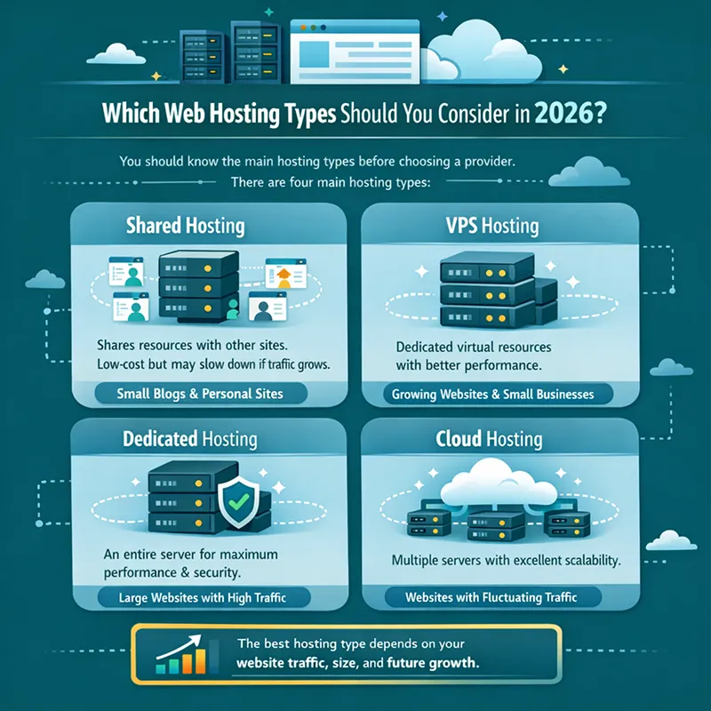 Which Web Hosting Types Should You Consider in 2026
