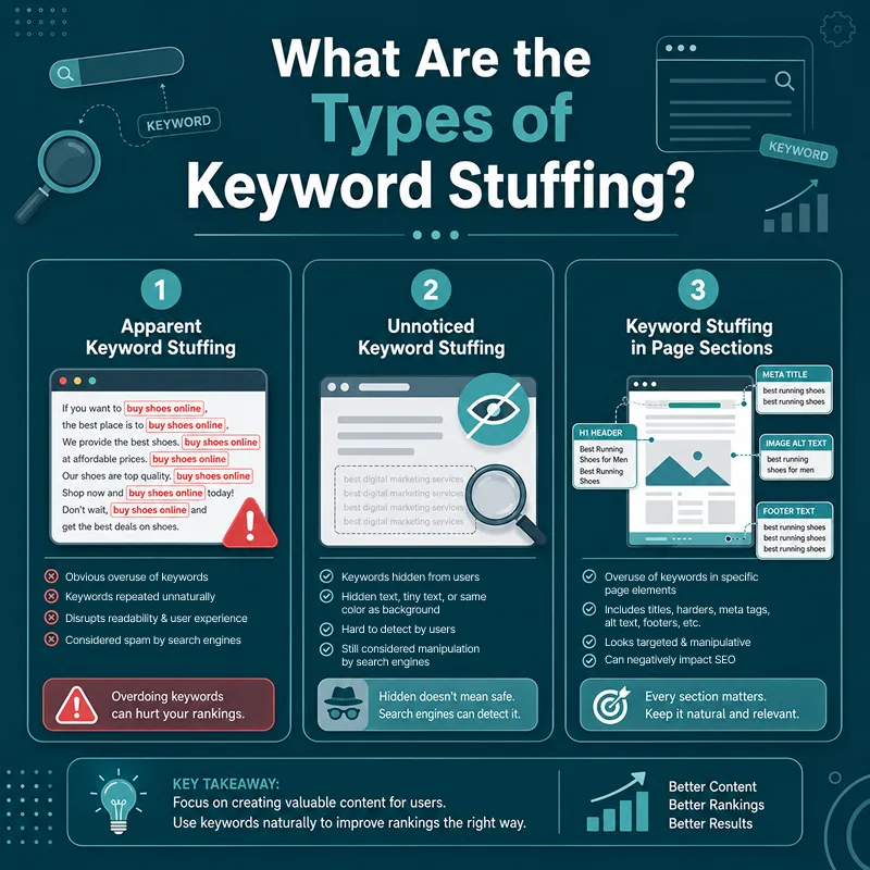 What Are the Types of Keyword Stuffing