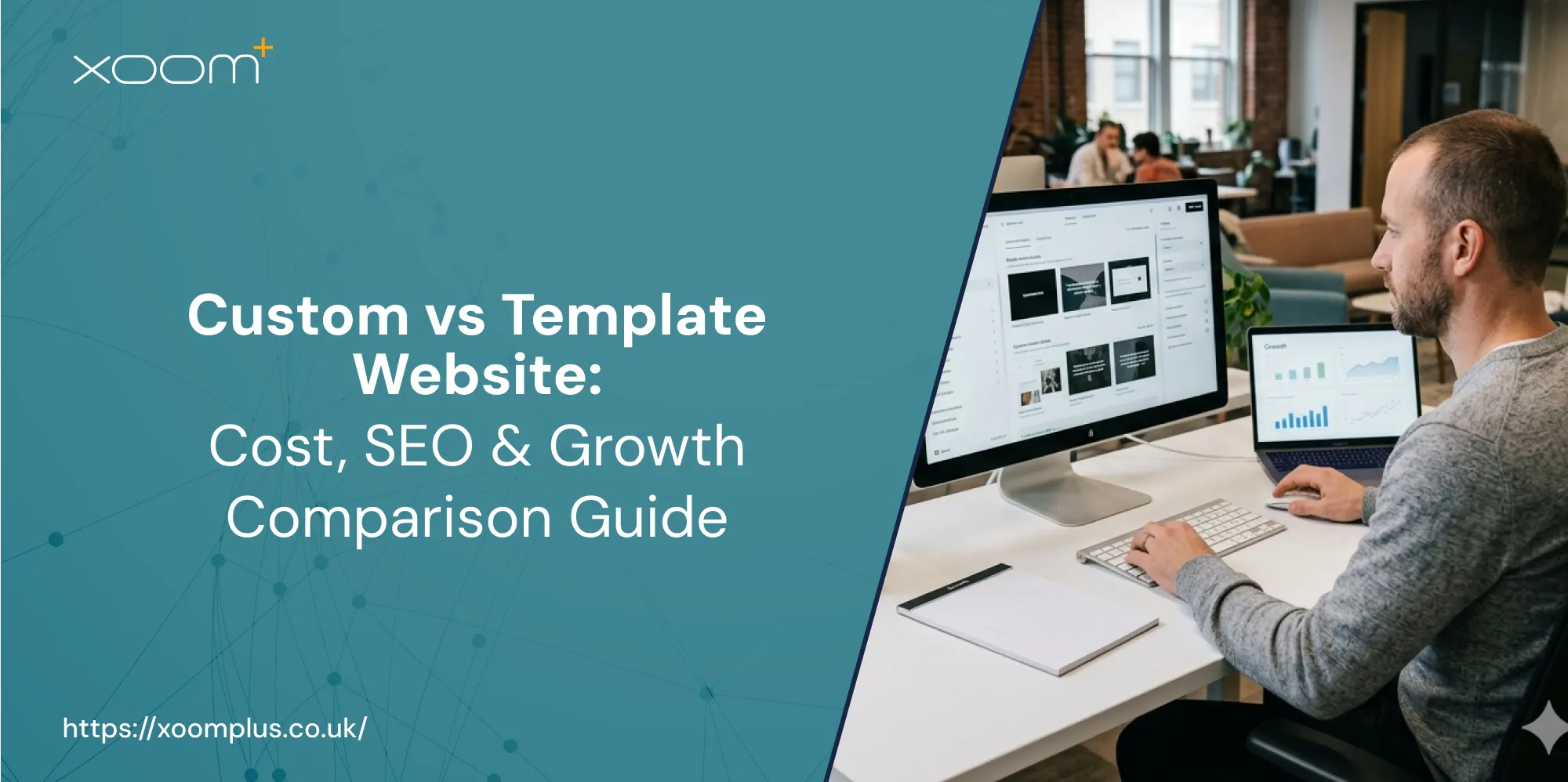 custom vs template website