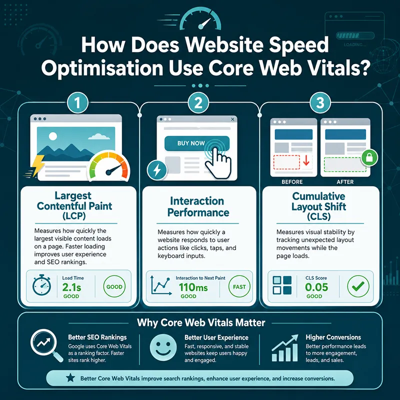 How Does Website Speed Optimisation Use Core Web Vitals