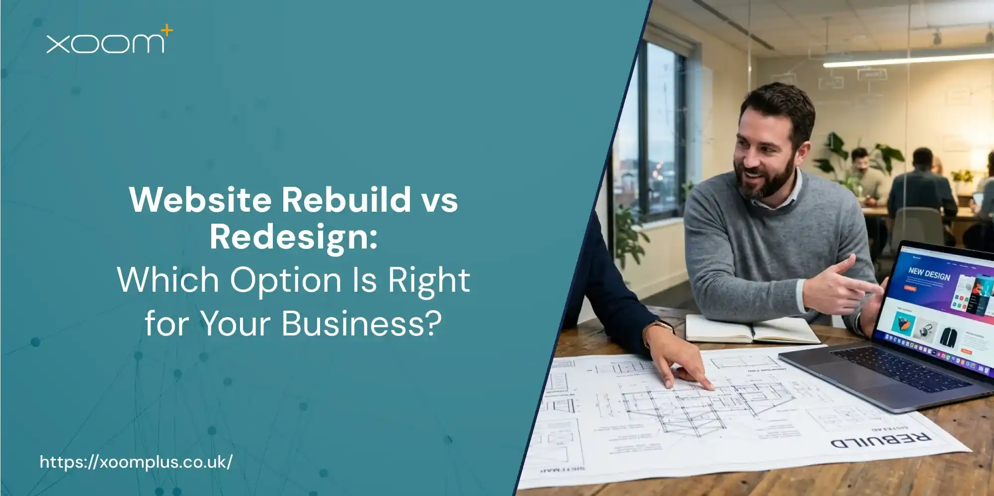 website rebuild vs redesign