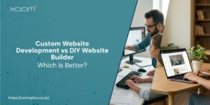custom website vs diy