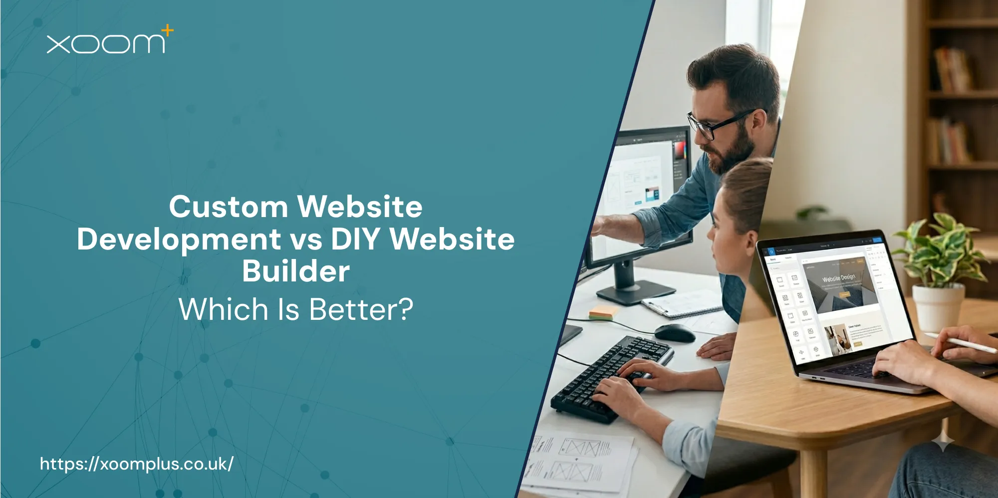 custom website vs diy