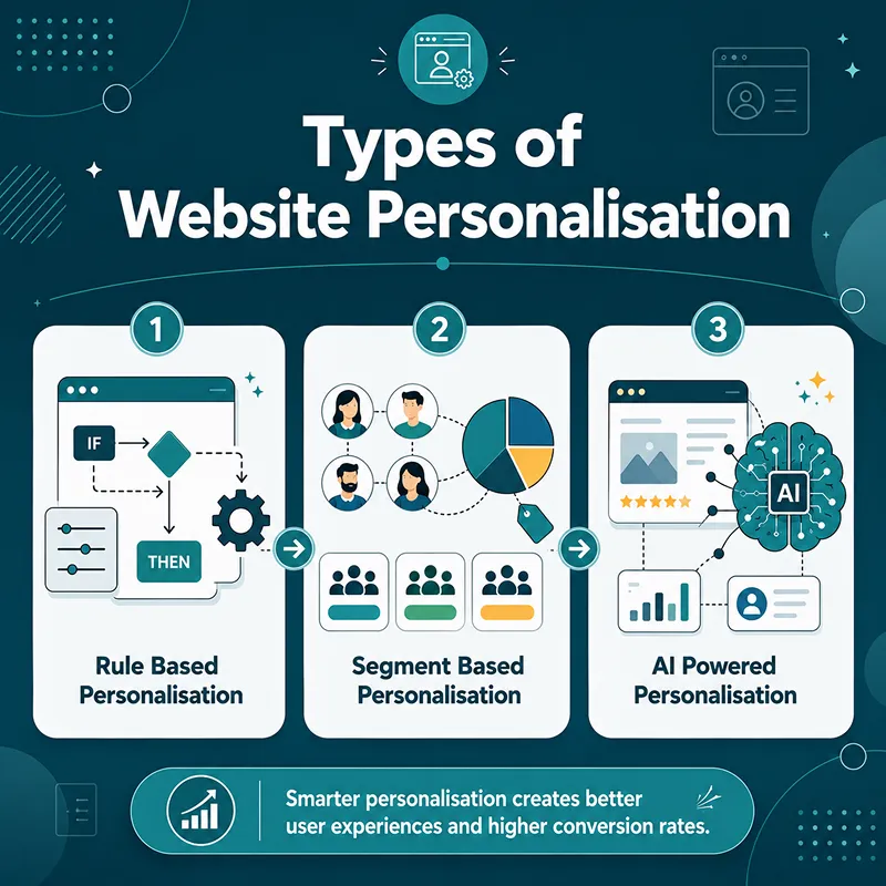 Types of Website Personalisation